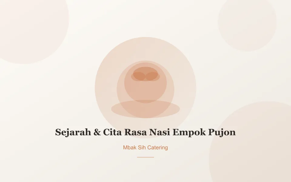 Nasi Empok khas Pujon yang masih mengepul di atas daun pisang