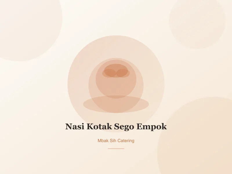 Nasi Kotak Sego Empok